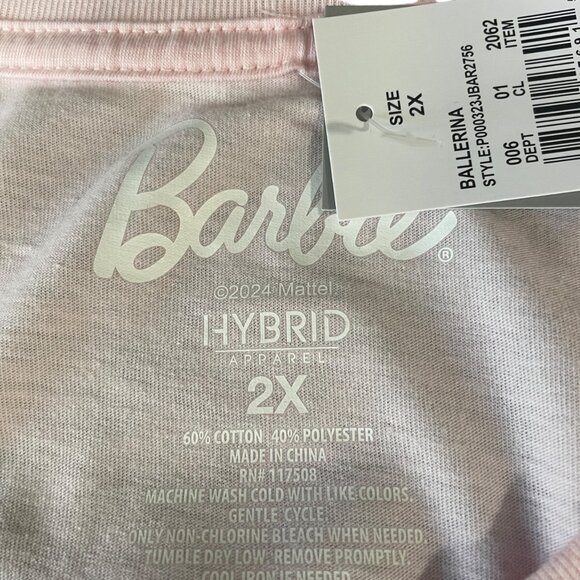 Lane Bryant LIVI Capri Joggers & Barbie Sports Club T-Shirt Set Plus Size 2X - Picture 6 of 16